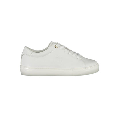Zapatilla de Piel Blanca para Mujer Tommy Hilfiger