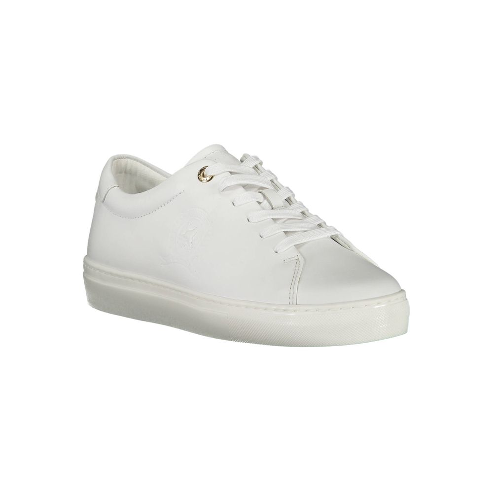 Zapatilla de Piel Blanca para Mujer Tommy Hilfiger