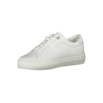 Zapatilla de Piel Blanca para Mujer Tommy Hilfiger