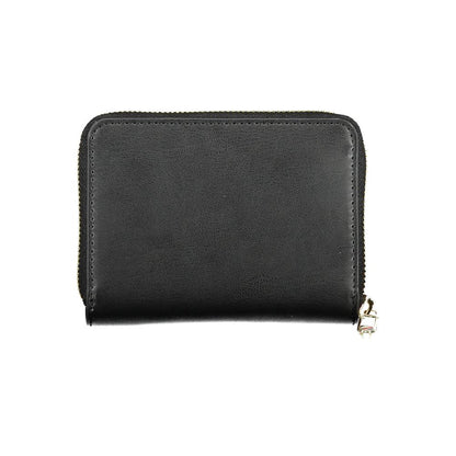 Cartera de mujer de poliuretano negro Tommy Hilfiger