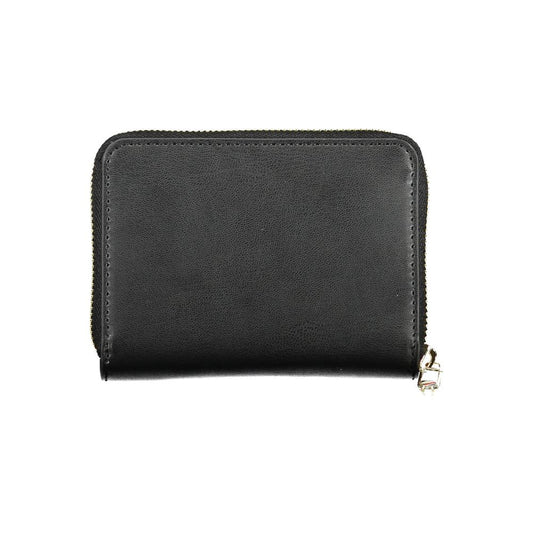Cartera de mujer de poliuretano negro Tommy Hilfiger