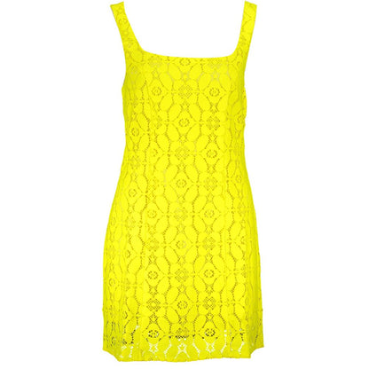 Vestido amarillo de poliéster para mujer Desigual