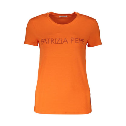 Patrizia Pepe Camiseta de mujer viscosa naranja