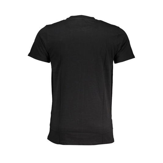 Camiseta de algodón negra de hombre Cavalli Class