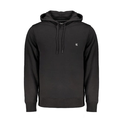 Sudadera de algodón negra para hombre Calvin Klein