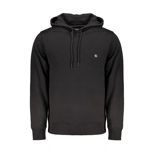 Sudadera de algodón negra para hombre Calvin Klein