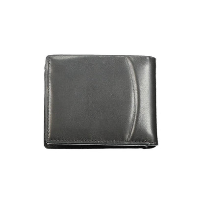 Cartera de cuero negro para hombre Calvin Klein