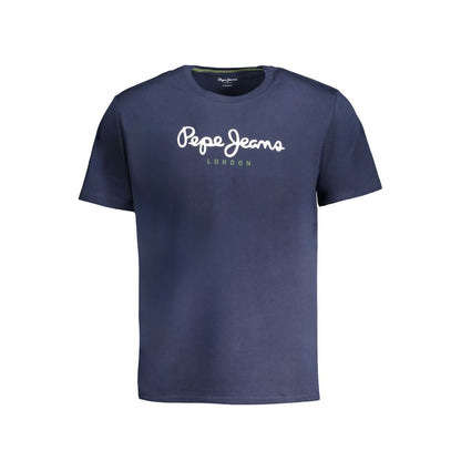 Camiseta de Algodón Azul para Hombre Pepe Jeans