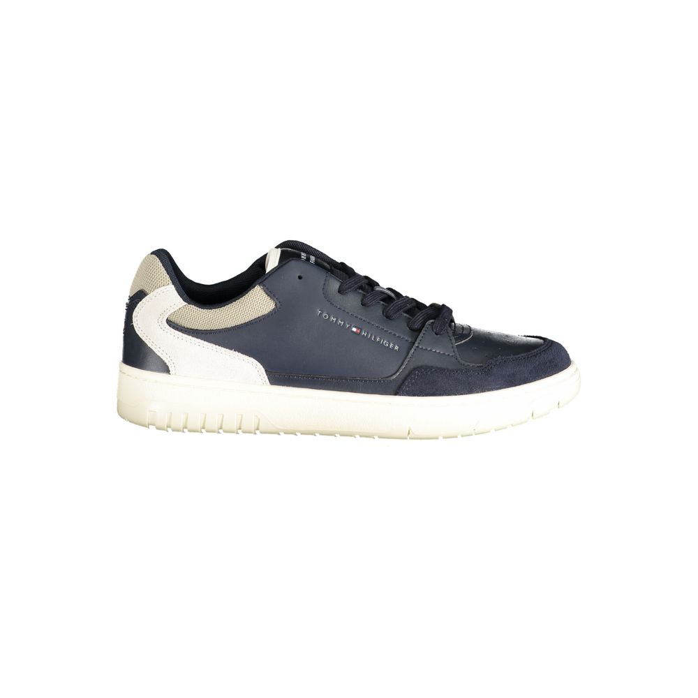 Sneaker Tommy Hilfiger pour homme en polyuréthane bleu