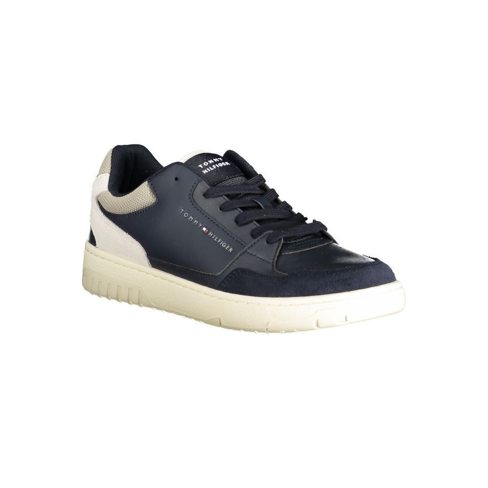 Sneaker Tommy Hilfiger pour homme en polyuréthane bleu