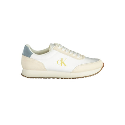 Calvin Klein Zapatilla deportiva blanca de poliéster para hombre