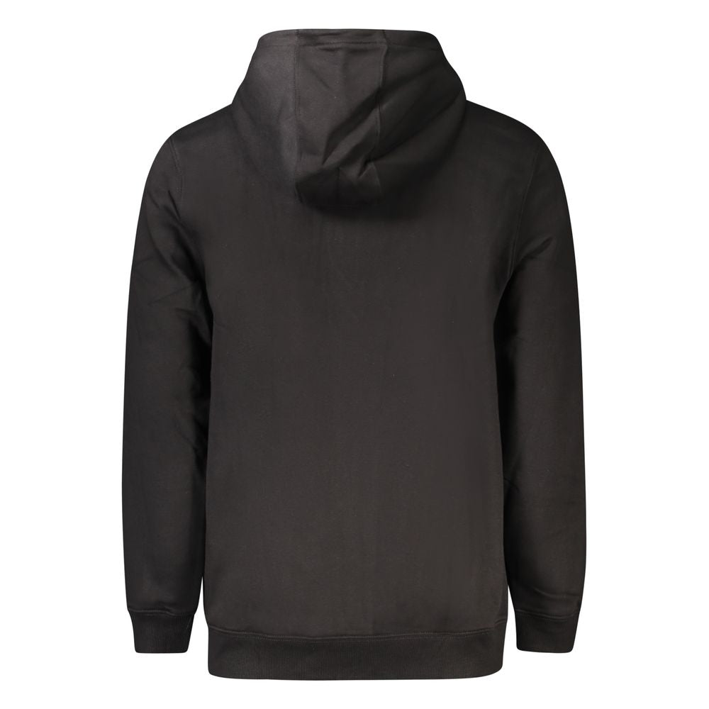 Sudadera con capucha negra de algodón para hombre Tommy Hilfiger