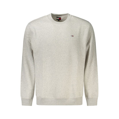 Suéter de algodón gris Tommy Hilfiger