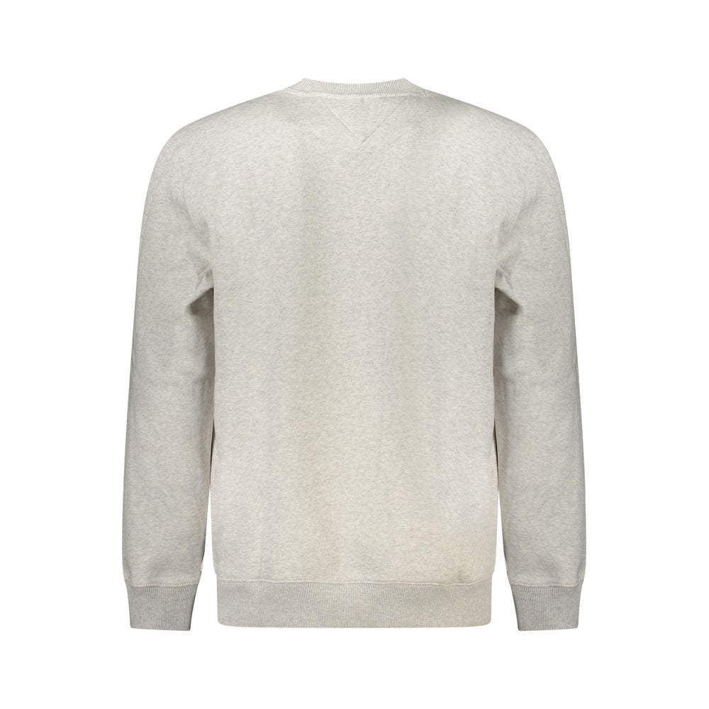 Suéter de algodón gris Tommy Hilfiger
