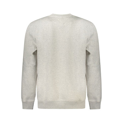 Suéter de algodón gris Tommy Hilfiger