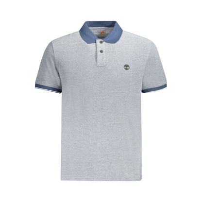 Polo de algodón azul para hombre Timberland