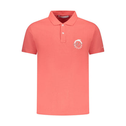 Polo de algodón para hombre Trussardi Rosa