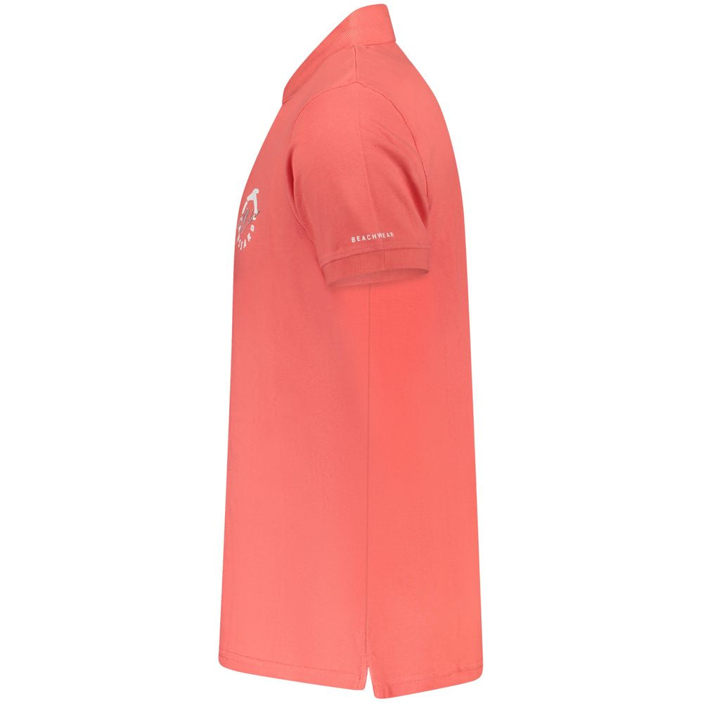 Polo de algodón para hombre Trussardi Rosa