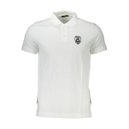 Polo de algodón blanco Cavalli Class para hombre
