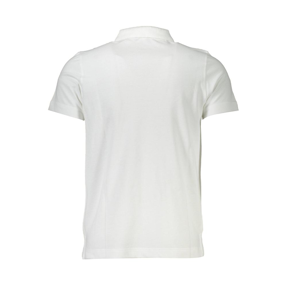 Polo de algodón blanco Cavalli Class para hombre