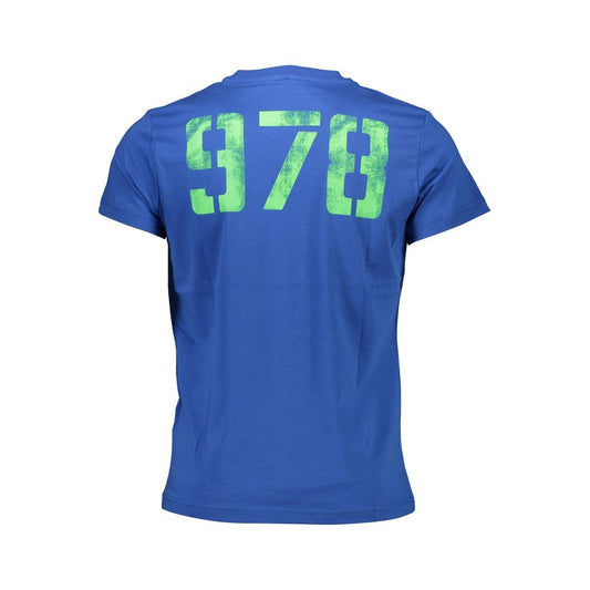 Diesel Blu Camiseta de Algodón para Hombre