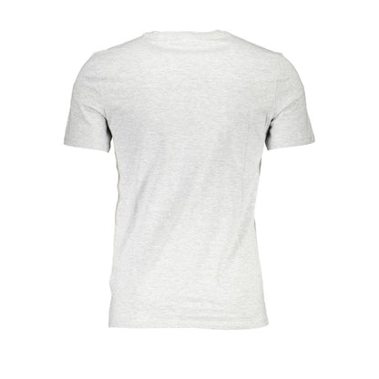 Guess Jeans Camiseta de Algodón Gris para Hombre