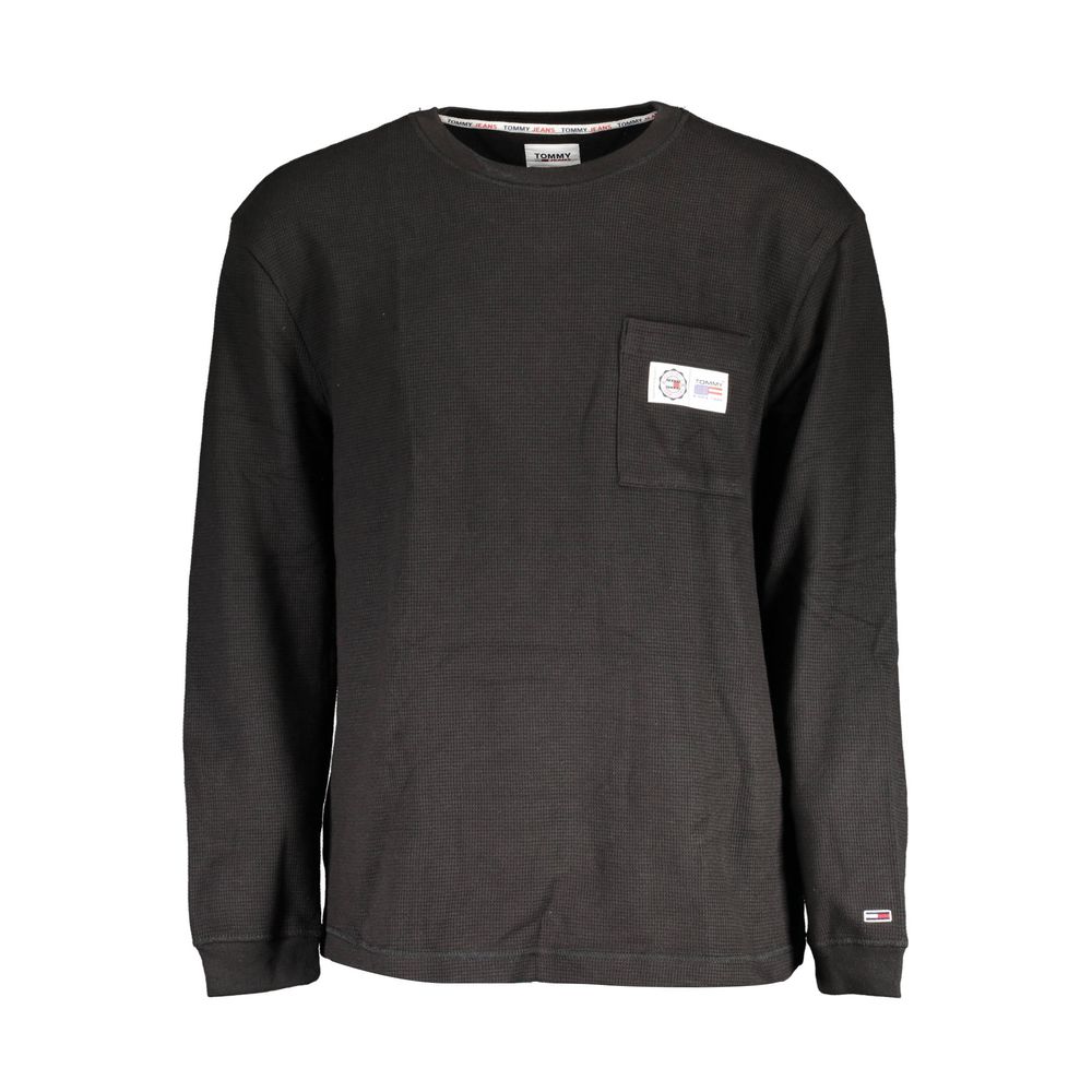 Suéter de algodón negro Tommy Hilfiger para hombre