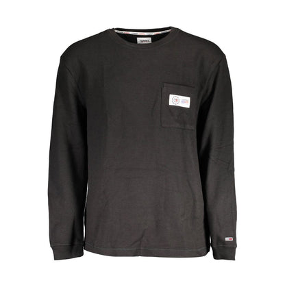 Suéter de algodón negro Tommy Hilfiger para hombre