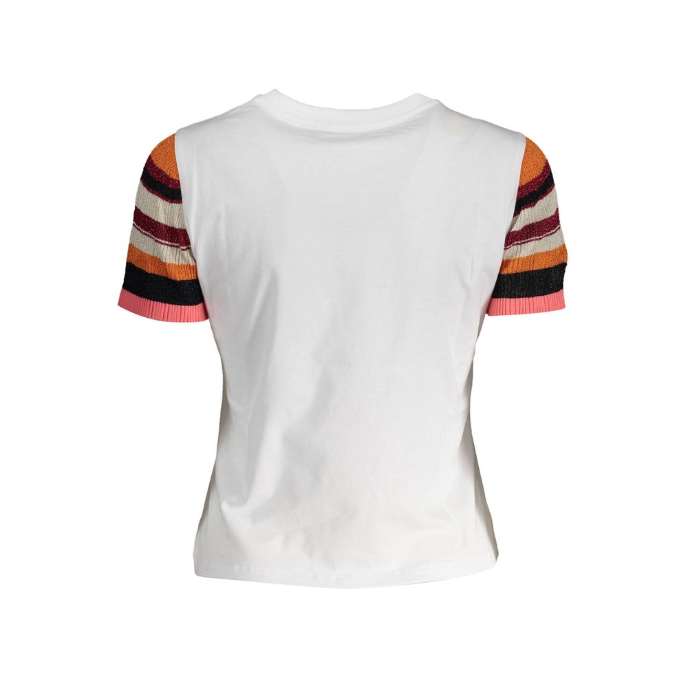 Camiseta Desigual Bianco de algodón para mujer