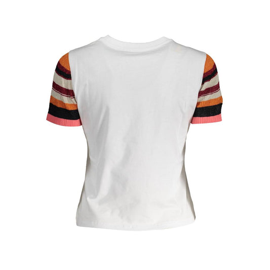 Camiseta Desigual Bianco de algodón para mujer