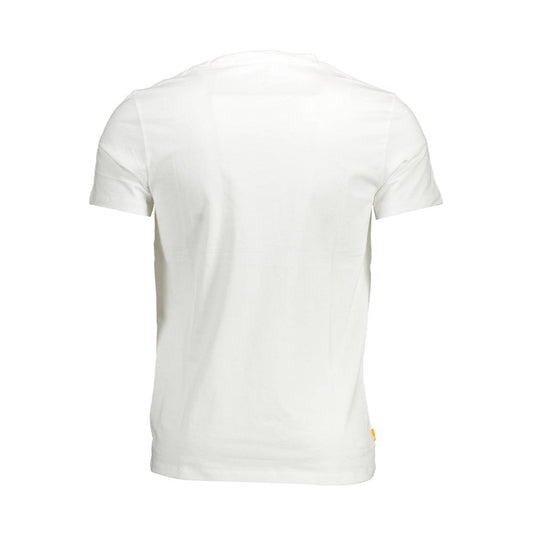 Camiseta de hombre Timberland Bianco de algodón orgánico