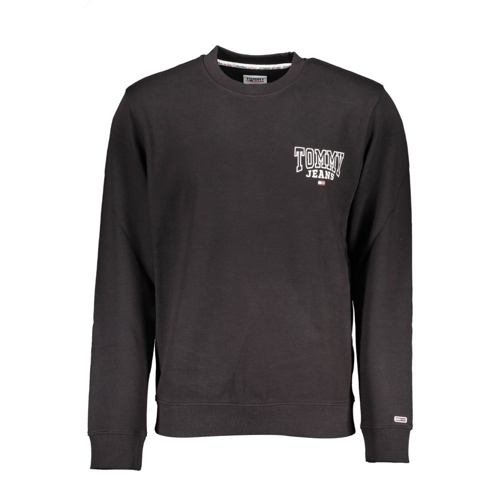 Sudadera Tommy Hilfiger negra de algodón para hombre