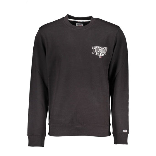 Sudadera Tommy Hilfiger negra de algodón para hombre
