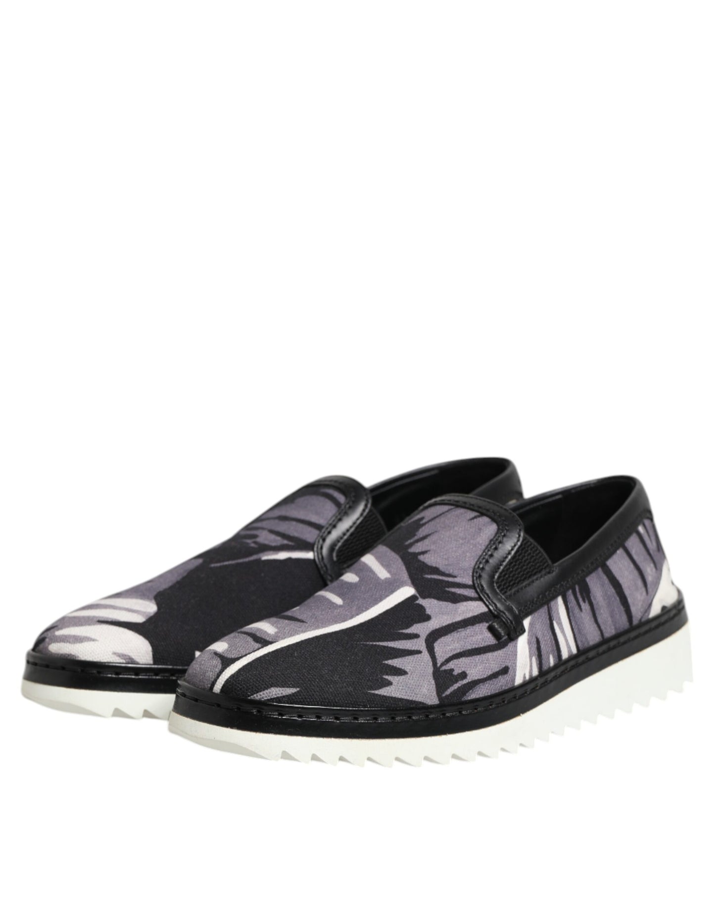 Dolce & Gabbana Zapatillas sin cordones Tropicales Negras para Hombre