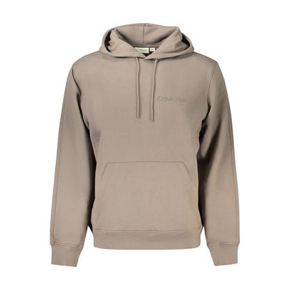 Sudadera con Capucha Calvin Klein Marrone de Algodón para Hombre