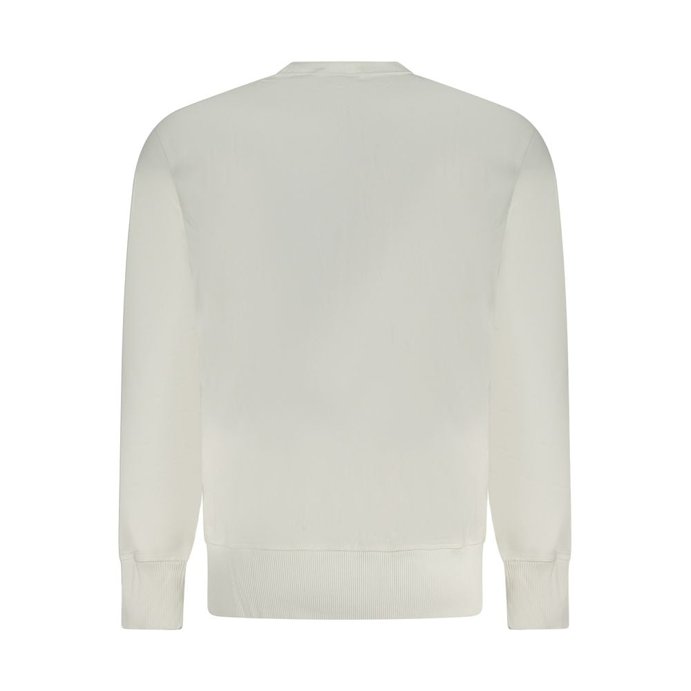 Sudadera de algodón blanca para hombre Calvin Klein