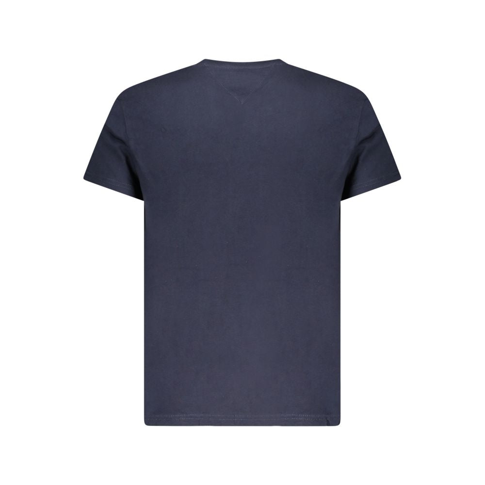 Camiseta de algodón azul para hombre Tommy Hilfiger