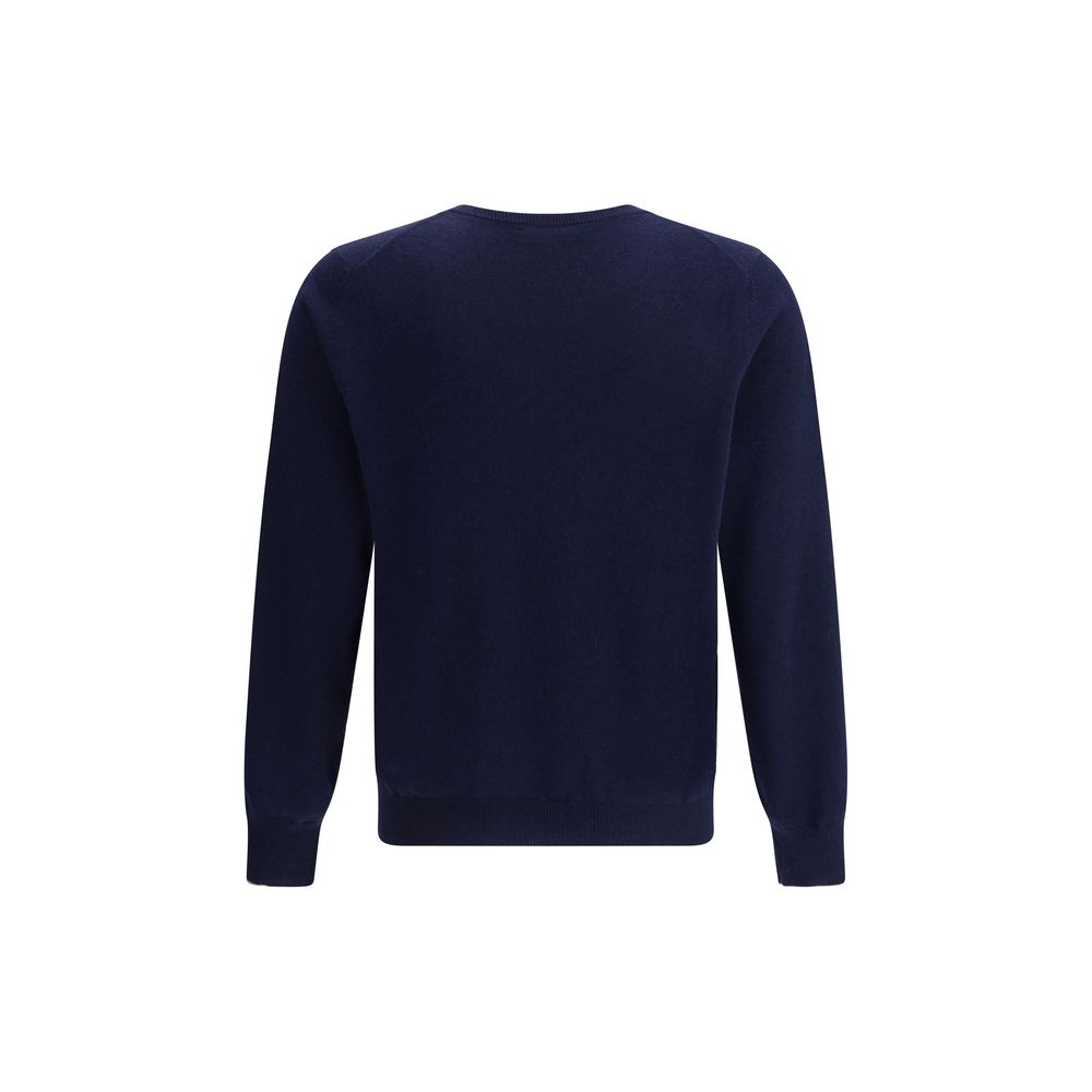 Suéter azul de cachemir Brunello Cucinelli