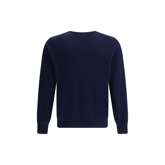 Suéter azul de cachemir Brunello Cucinelli