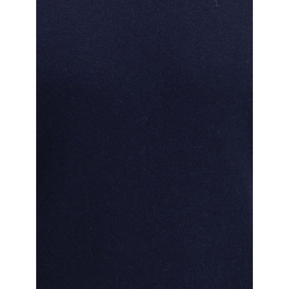 Suéter azul de cachemir Brunello Cucinelli