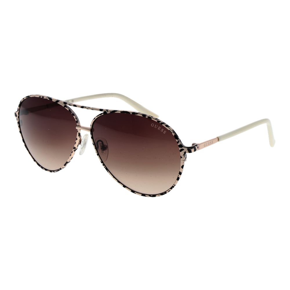 Gafas de sol Guess de metal beige