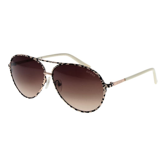 Gafas de sol Guess de metal beige