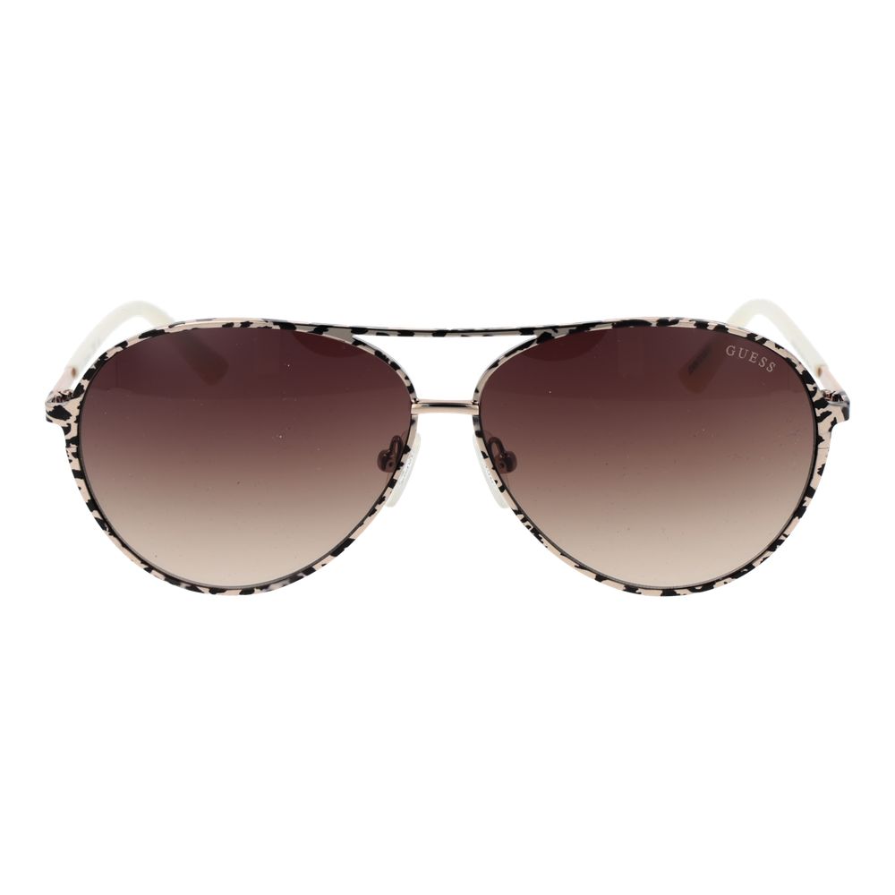 Gafas de sol Guess de metal beige