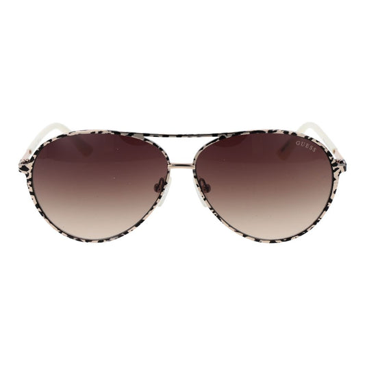 Gafas de sol Guess de metal beige
