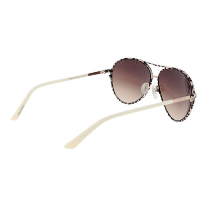Gafas de sol Guess de metal beige