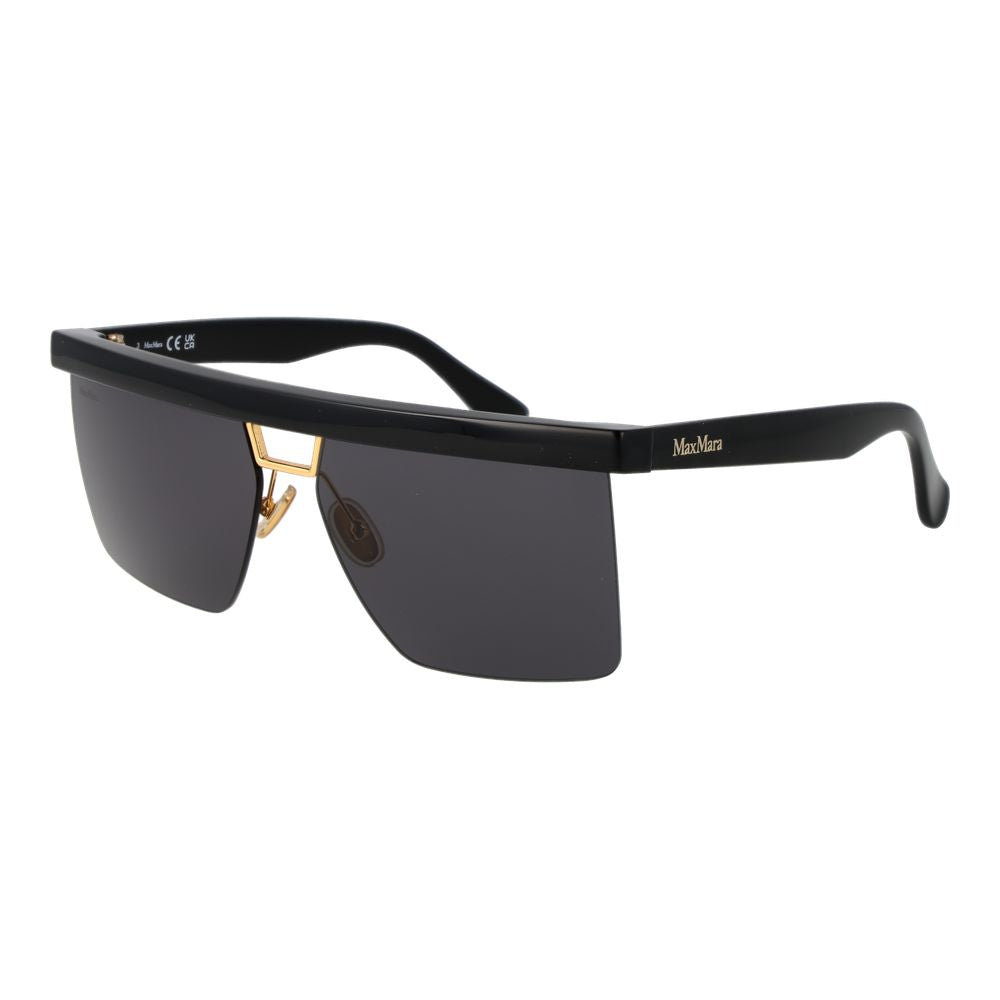 Gafas de sol Max Mara de acero inoxidable negras