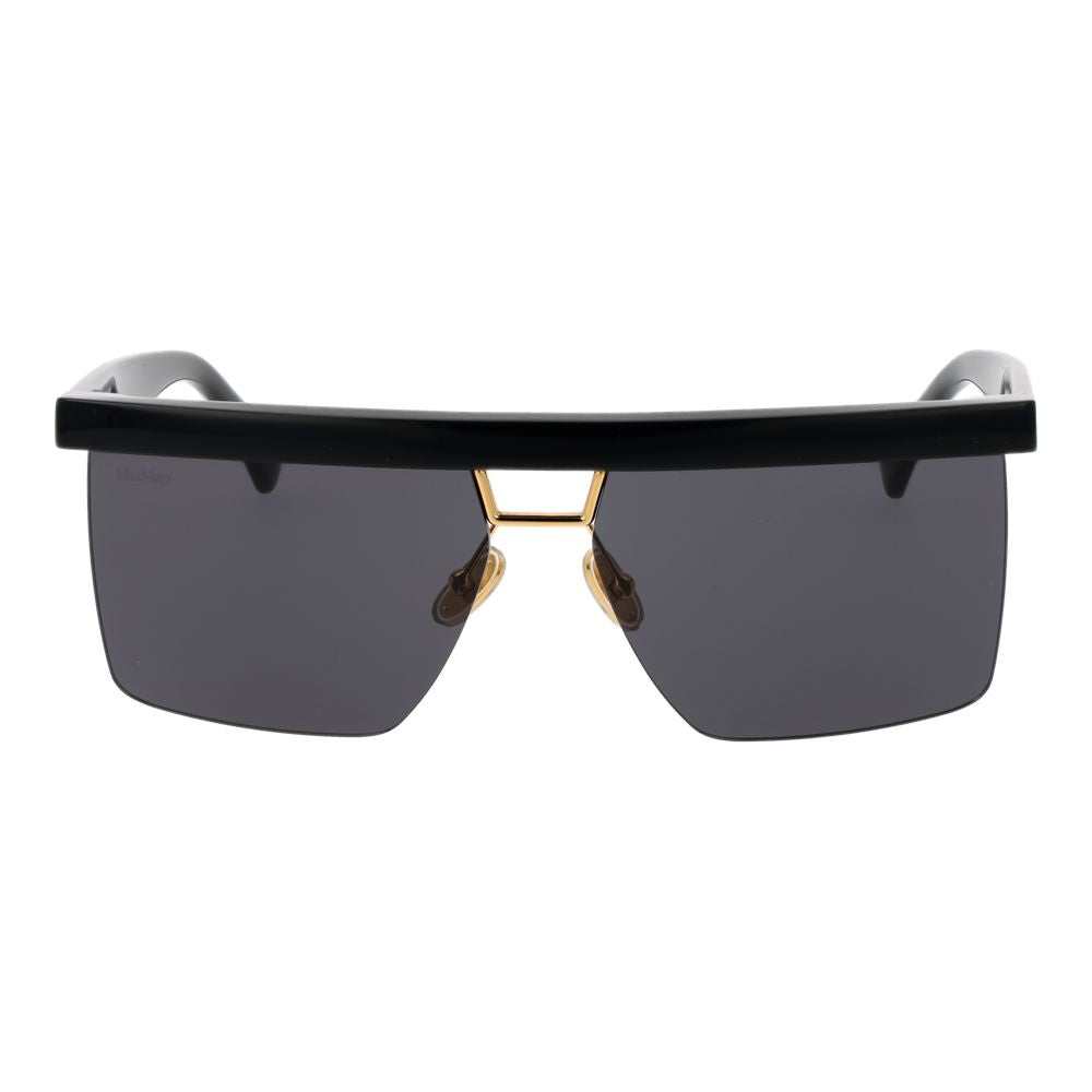 Gafas de sol Max Mara de acero inoxidable negras