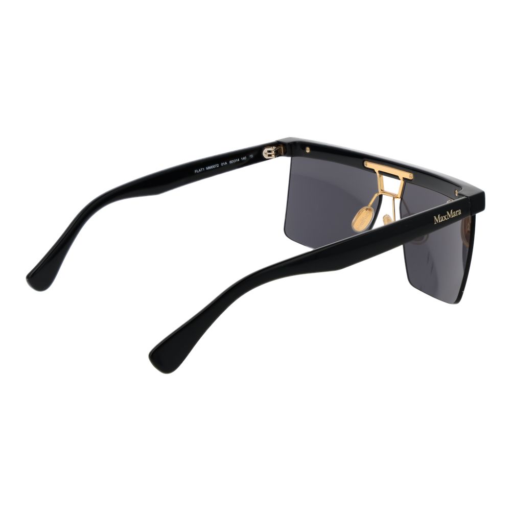 Gafas de sol Max Mara de acero inoxidable negras
