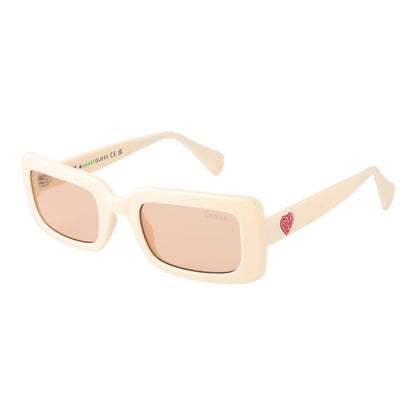 Gafas de sol Guess de plástico beige