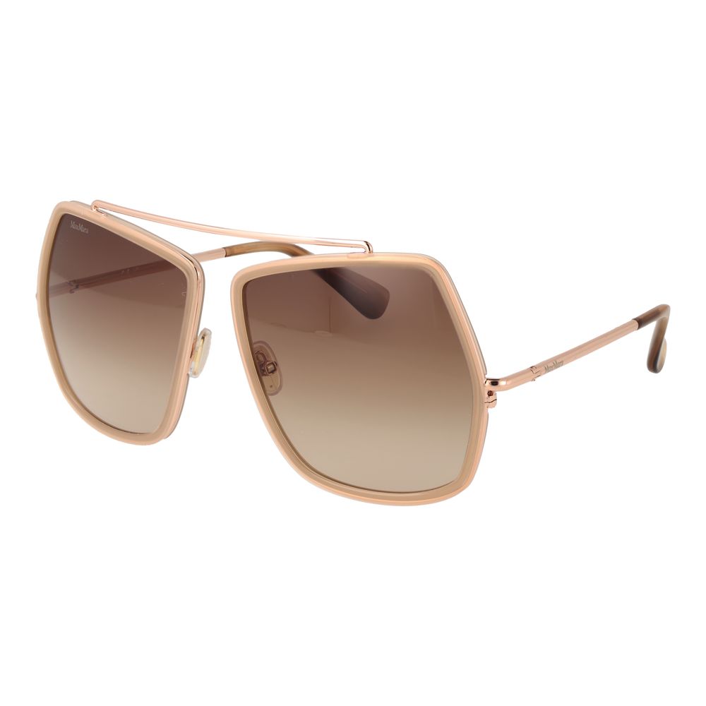 Gafas de sol metálicas Max Mara Beige